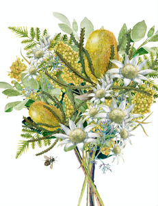 Yellow Bouquet Greeting Card
