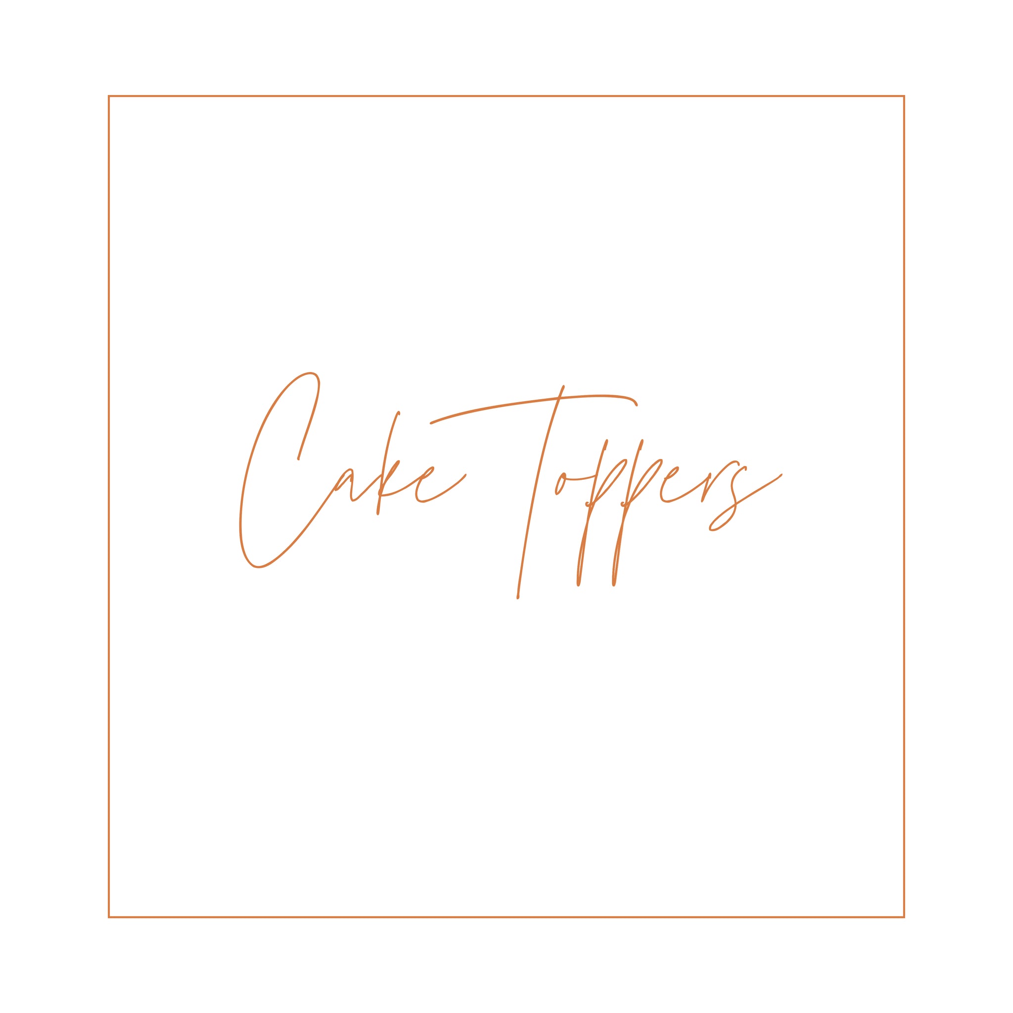 Cake Topper