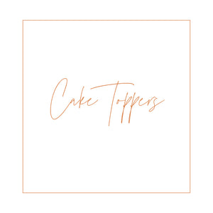 Cake Topper